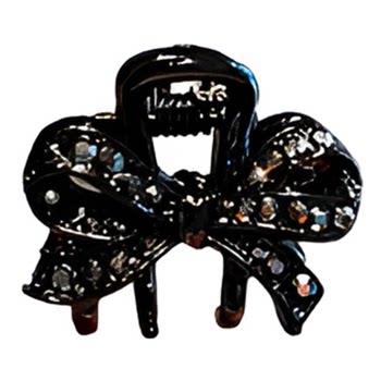 Exquisite bow side and forehead top clip high-end feeling