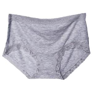 Color field underwear lady high waist hip lifting 20369 Modal cotton border counters solid color flat feet large size lifting hip