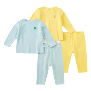 David children's velvet underwear set pajamas warm clothes