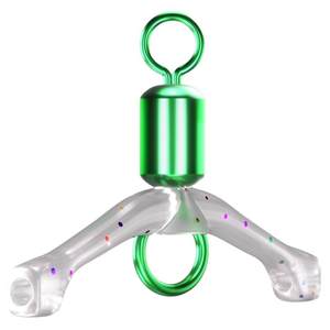 
New anti-winding eight-character ring connector anti-tangled bean hook splitter sub-line fork splitter spring 8-character ring splitter