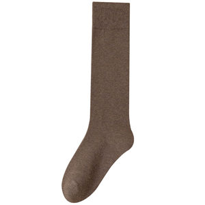 Bone -free socks Children's calf socks Spring and autumn stress skinny leg socks female pure cotton high tube long socks in autumn and winter half women's piles socks
