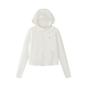 
FILA FUSION Fila trendy brand knitted hooded jacket for women 2026 summer new style simple slimming top