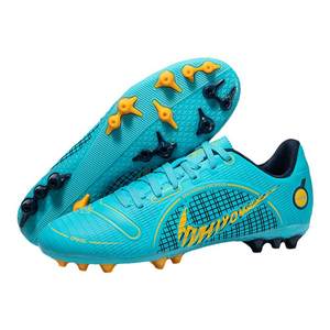 Football shoes high-top assassin 14ag long nails for men and women teenagers primary and secondary school students Velcro children broken nails artificial grass