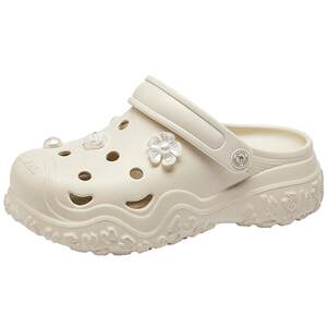 
[Li Keyi's same style] Camel Crocs Women's 2026 Summer New Increased Thick-Soled Beach Sandals Slippers