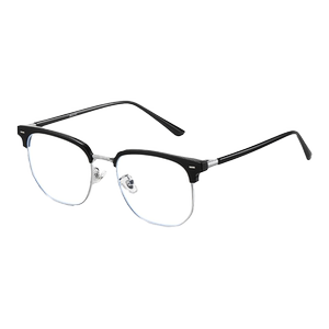 
Heilan House half-frame myopia glasses men's astigmatism can be matched with degree men's anti-blue light eye discoloration glasses frame
