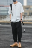 Tide, летняя японская ретро футболка, универсальный жакет для отдыха, оверсайз, короткий рукав