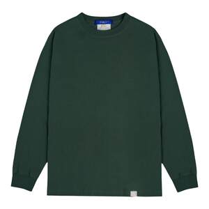 
PMET basic 21-count 230g pure cotton T-shirt, trendy brand men's spring loose, casual and versatile long-sleeved bottoming