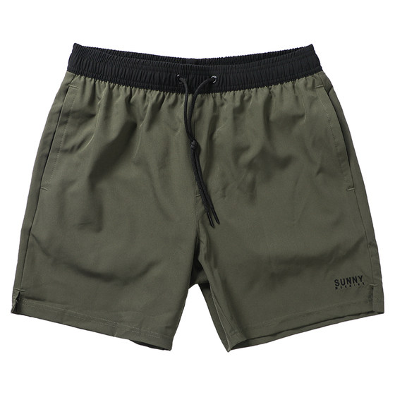 
Men's swimming trunks anti-embarrassment men's swimsuit quick-drying beach trunks 5 new hot spring swimming trunks fake two-piece sports shorts