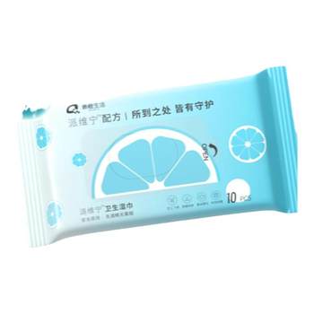 
Pai Weining 0 alcohol children's maternal and infant hygiene wipes hand and mouth tableware disinfection and sterilization packet 10 pieces single piece