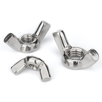 Iser 304 stainless steel wing nut hand tightening nut