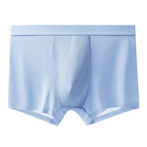 
Underwear men's four-corner ice silk seamless breathable boys' pure cotton antibacterial crotch summer boxer shorts panties sweat-absorbent