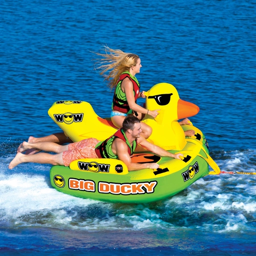 Американский вау Big Ducky Three -Seater Big Yellow Duck Water Water Water Comploying Dragwake Drag Boat Boat