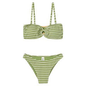 
[Same style as Chichi and Sun Hanqing] Limone new split swimsuit female green bikini hot spring resort swimsuit