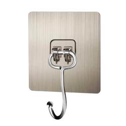 Stainless steel large hook strong hook adhesive without nailing