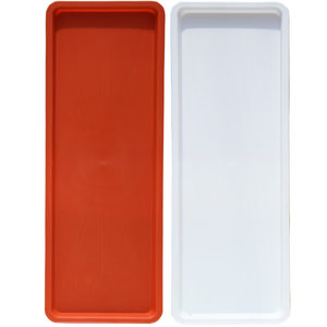 
Rectangular plastic flower pot tray base for household extra-large thickened potted plant water tray flower planting vegetable pot bottom bracket