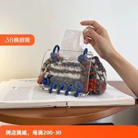 Fusheng Saint Compuel Box Blue Lattice Winter Limited Акриловая картонная коробка отель и подарки для дома Новый дом