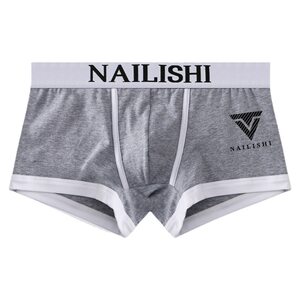 
Nelix men's underwear, men's boxer briefs, youth pure cotton breathable boxer briefs, trendy shorts, boys' trousers