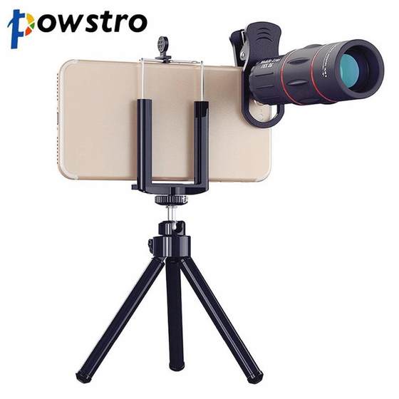 1000m 18X Zoom Telescope Mobile Phone Lens 2 in 1 Un