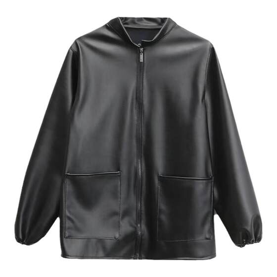 Velvet thickened leather jacket, leather pants, leather suit, men's leather cotton jacket, winter cycling artifact, windproof, warm and loose fitting leather cotton jacket