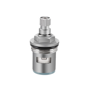 水龙头阀芯黄铜/304不锈钢单冷陶瓷快开通用角阀把手开关维修配件