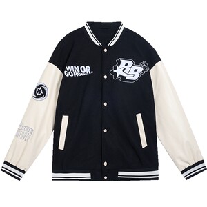 
The accurate cyclone baseball uniform spring couple's same style jacket sports fashion trend outdoor leisure thickened jacket