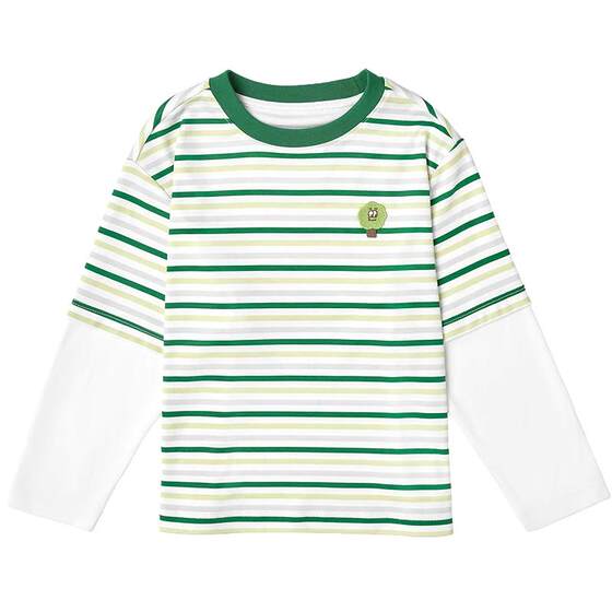 
[Skin-Friendly and Breathable] Cotton Era Spring New Children's Long-Sleeved T-shirt Men's and Women's Baby Pure Cotton Bottoming Shirt