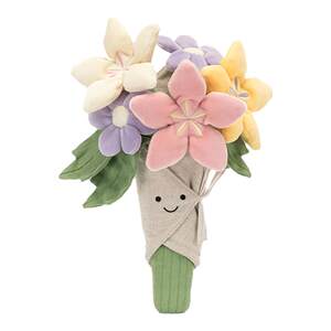[Graduation Gift] Jellycat Fun Bouquet Plush Toy Holding Flower Doll Get Engaged and Wedding Registration