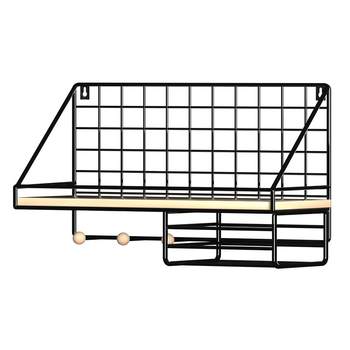 
Enlarge and widen the shelf on the wall to hold books