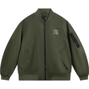 
Li Ning flight jacket men's spring retro workwear loose baseball uniform sweatshirt loose windproof woven sports jacket