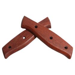 Brazilian Rosewood Knife Handle 2 Pieces Clamp Handle Hardwood Handmade Knife Handle Old Kitchen Knife Replacement Wooden Handle Durable And Free Rivet Version 30