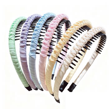 
Children's headband non-slip headband with toothed anti-slip hairpin