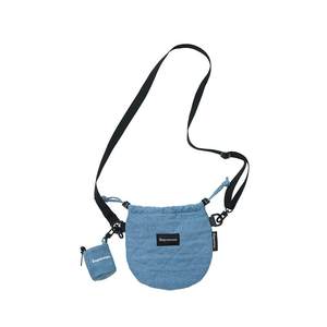 
Xuperman original niche round crossbody bag denim bag racket bag trendy commuter bag