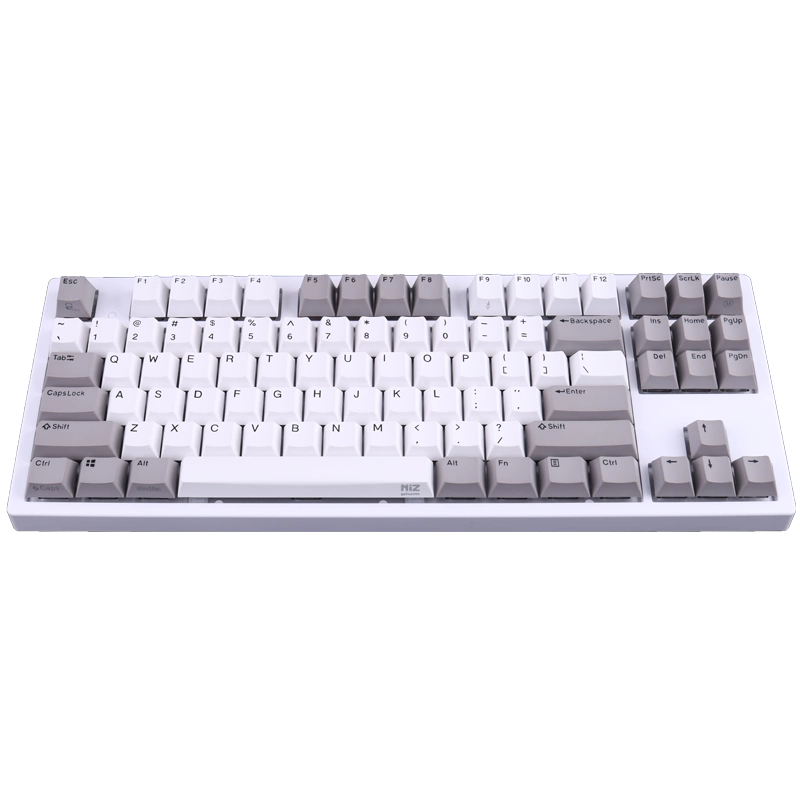 NIZ寧芝靜電容鍵盤可水洗專業打字防水87有線辦公鍵盤PBT+PC材質