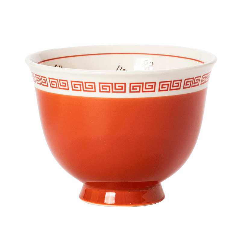 日式复古中国风创意陶瓷餐具龙凤拉面大碗大汤碗日本尾单面汤大碗