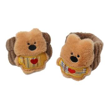 
Cartoon super cute puppy series wristbands waterproof water-absorbent sweat-absorbent original design wrist anti-moisture face wash wristband