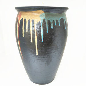 Special offer flower pot rough pottery large -diameter ceramic purple sand simple succulent plant old pile green pill green spoil pot clear warehouse