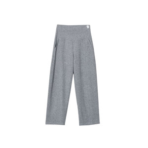 
LeoMami maternity pants with autumn and winter plus velvet thickened wide-leg pants with belly support casual straight-leg pants Banana trousers