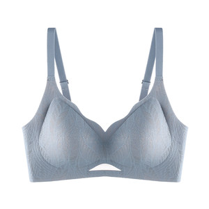 
[Blue Lotus] Monet Gift Seamless Bra Women's Push-Up Supporting Secondary Breast Lightweight Wireless Underwear
