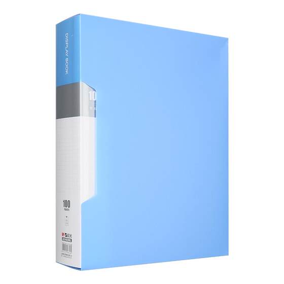 Chenguang Folder Pack Press Data Book A4 Transparent Page Data Reservation Book Folder File Corresponding Office Products Living Page Products Pregnancy Examination Storage Book Folding Classification Collection Book Folder Folder
