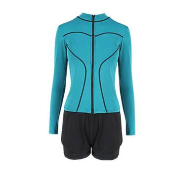 Sanqi long-sleeved new handsome t-sports boxer swimsuit