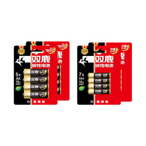
Shuanglu New Boutique Alkaline Battery No. 5 No. 7 Children's Toy Dry Battery Multi-Province Wholesale Free Shipping Remote Control No. 5 No. 7 1.5V Genuine Mouse Remote Control Car Alarm Clock Small Battery