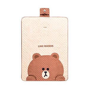
Genuine LINE outdoor picnic mat waterproof and moisture-proof thickened large children's camping tent fully automatic folding portable