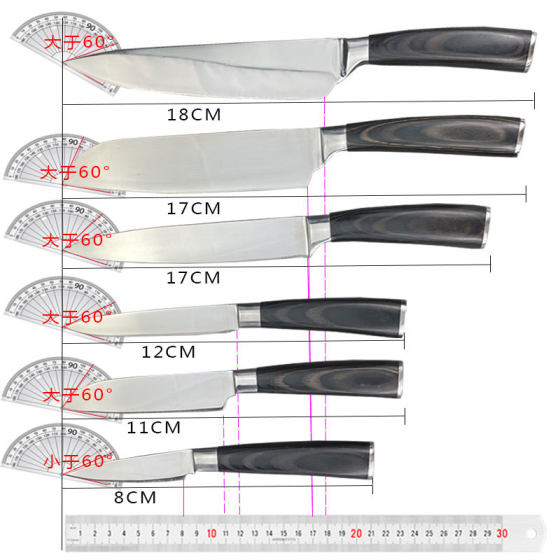 外贸西餐专用厨师刀厨房家用水果刀菜刀西式日式超快锋利切肉刀