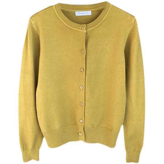 
Black good-looking sweater jacket for women 2026 early spring new outer layer thin cardigan high-end knitted sweater top