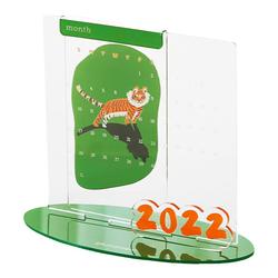 Zaah Plumpoem Original Brand 2023 Year Of The Rabbit Calendar Acrylic Creative Desk Calendar Desktop Erasable Note Board