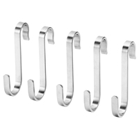 Ikea Grande G-Shaped Hook - 5-Piece Set Stainless Steel Hanging Rod Special Hook