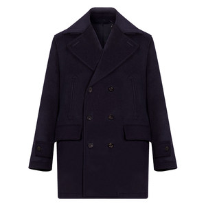 Cultum naval coat full wool autumn and winter woolen woolen coat men's style thickened British style mid -length