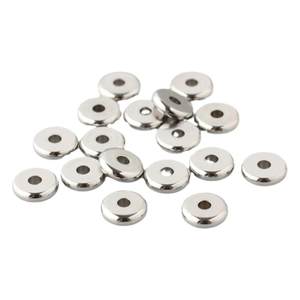 
Many years of colorfast titanium steel stainless steel spacers smooth gasket spacer loose beads diy bracelet bracelet necklace accessories