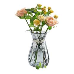 Nordic ins style creative glass vase water-grown flowers lily rich bamboo flower arrangement living room table decoration ornaments