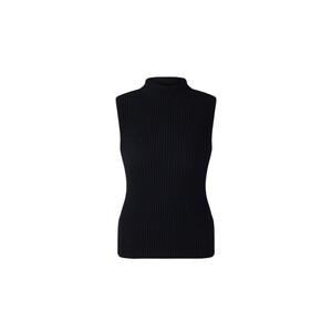 First 50% off Gloria machine washable all-wool sleeveless pullover top for women with half-turtleneck sweater